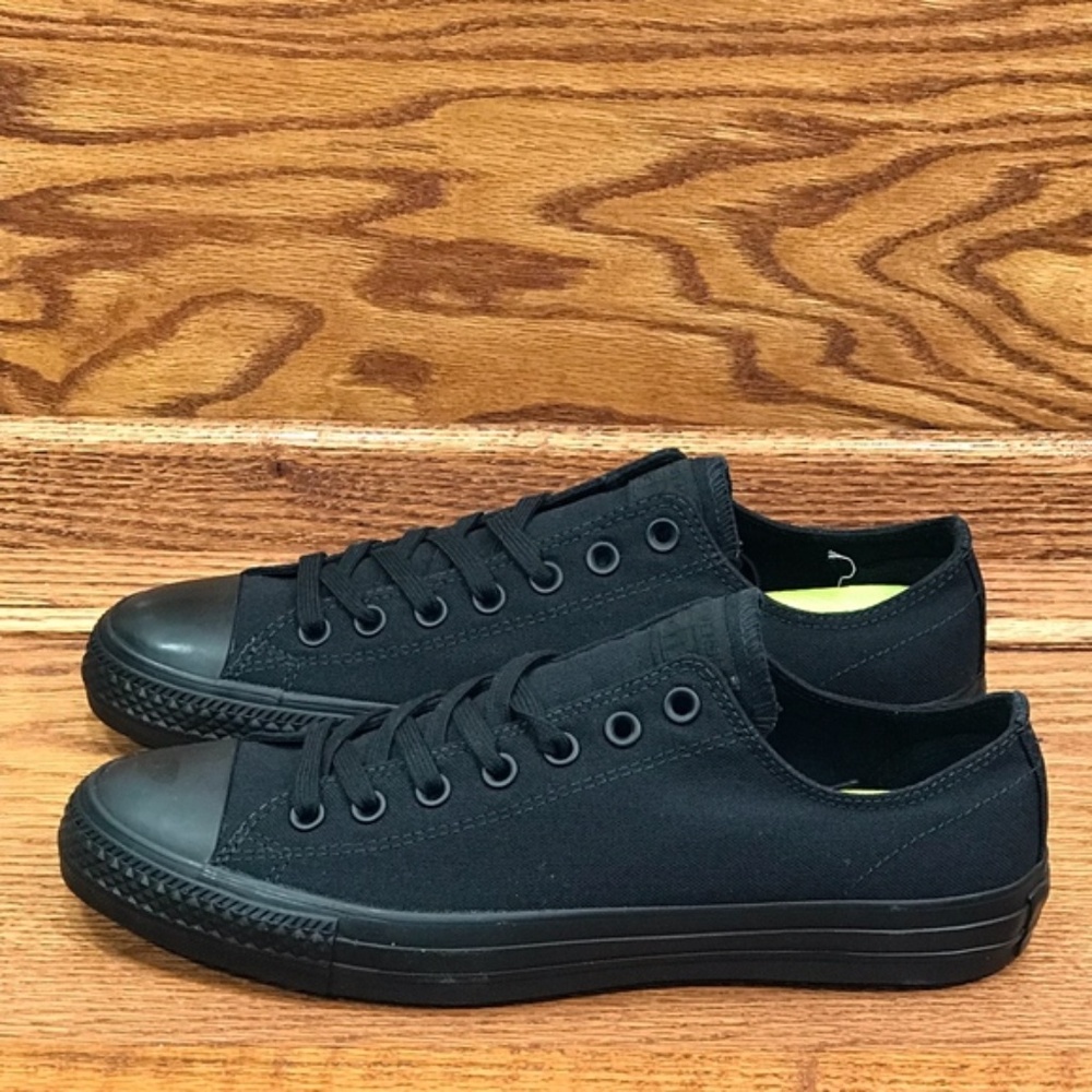 Converse CTAS Pro Ox Black Black Low Top Skate Shoes 147495C Size Men 6.5‎